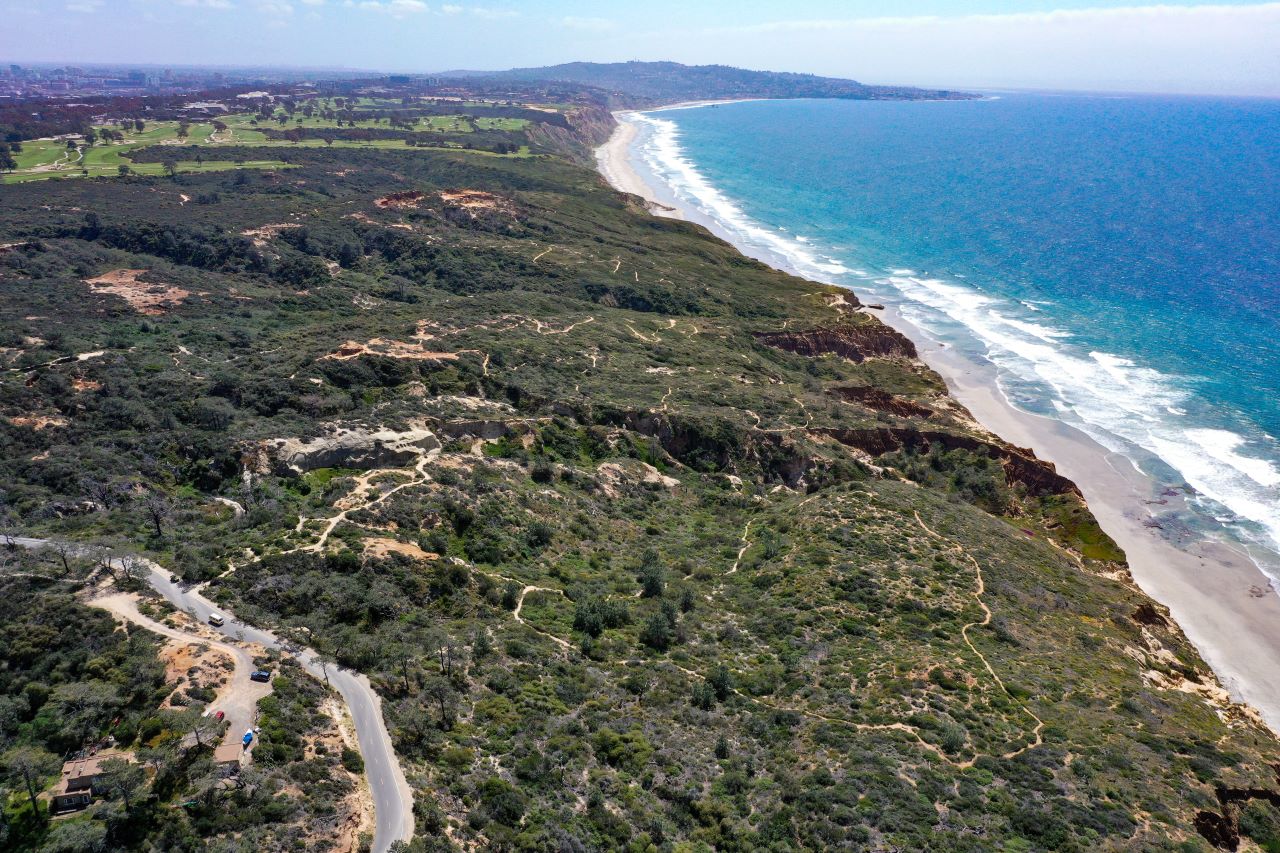 Torrey Pines State Natural Reserve aerial view